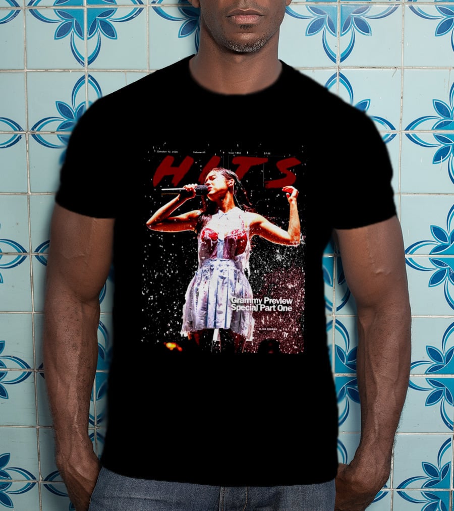 Olivia Rodrigo Hits Daily Double Issue 1458 Grammy Preview October 12 2026 T-Shirt