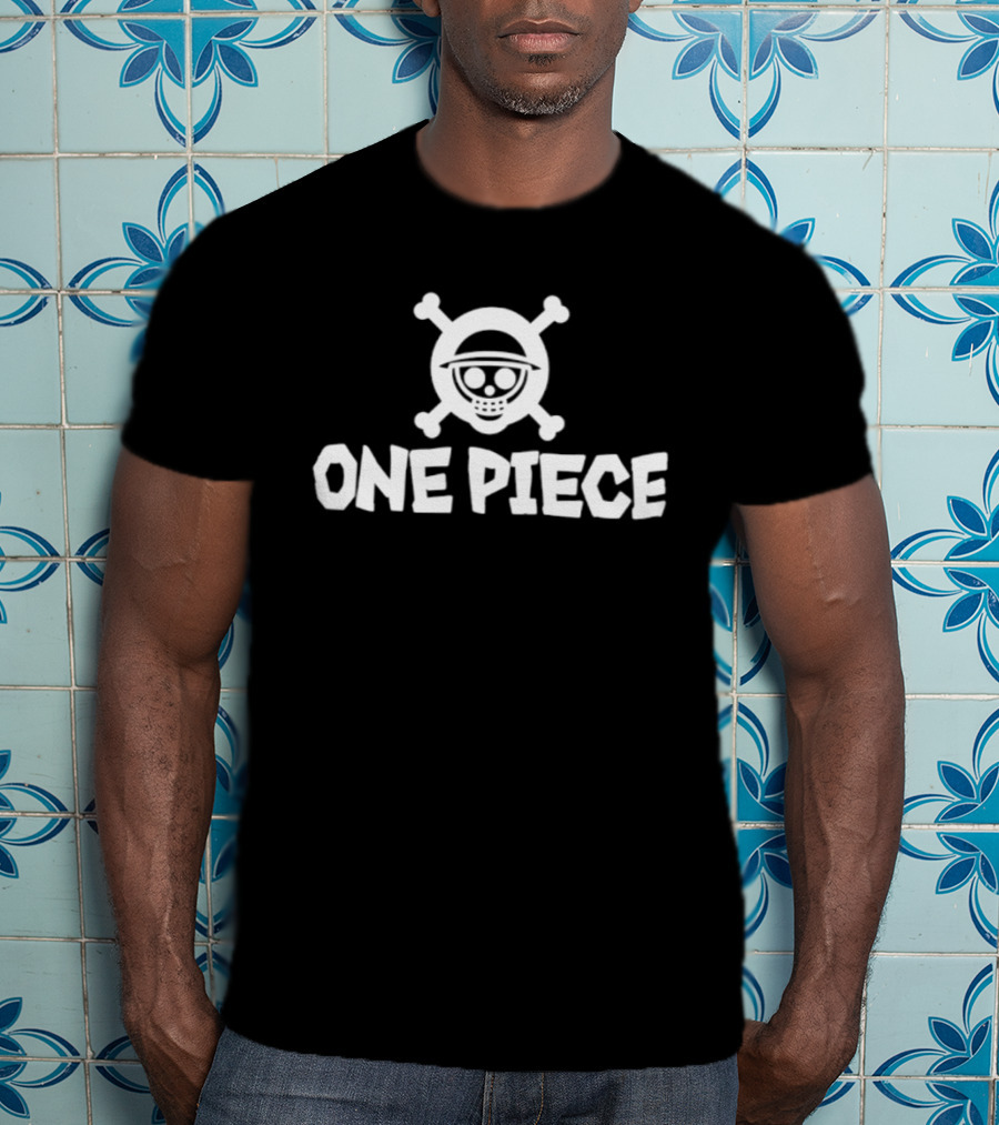 One Piece Straw Hat Skull And Crossbones Anime T-Shirt