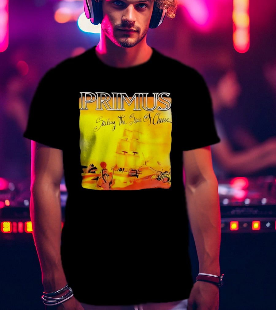 Primus Sailing The Seas Of Cheese Album Art Les Claypool T-Shirt