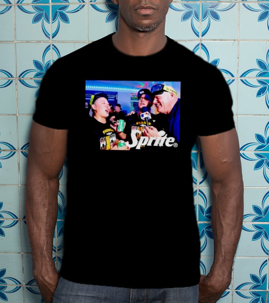 Sprite X Yuki Matsui San Diego Padres Celebration MLB Baseball T-Shirt