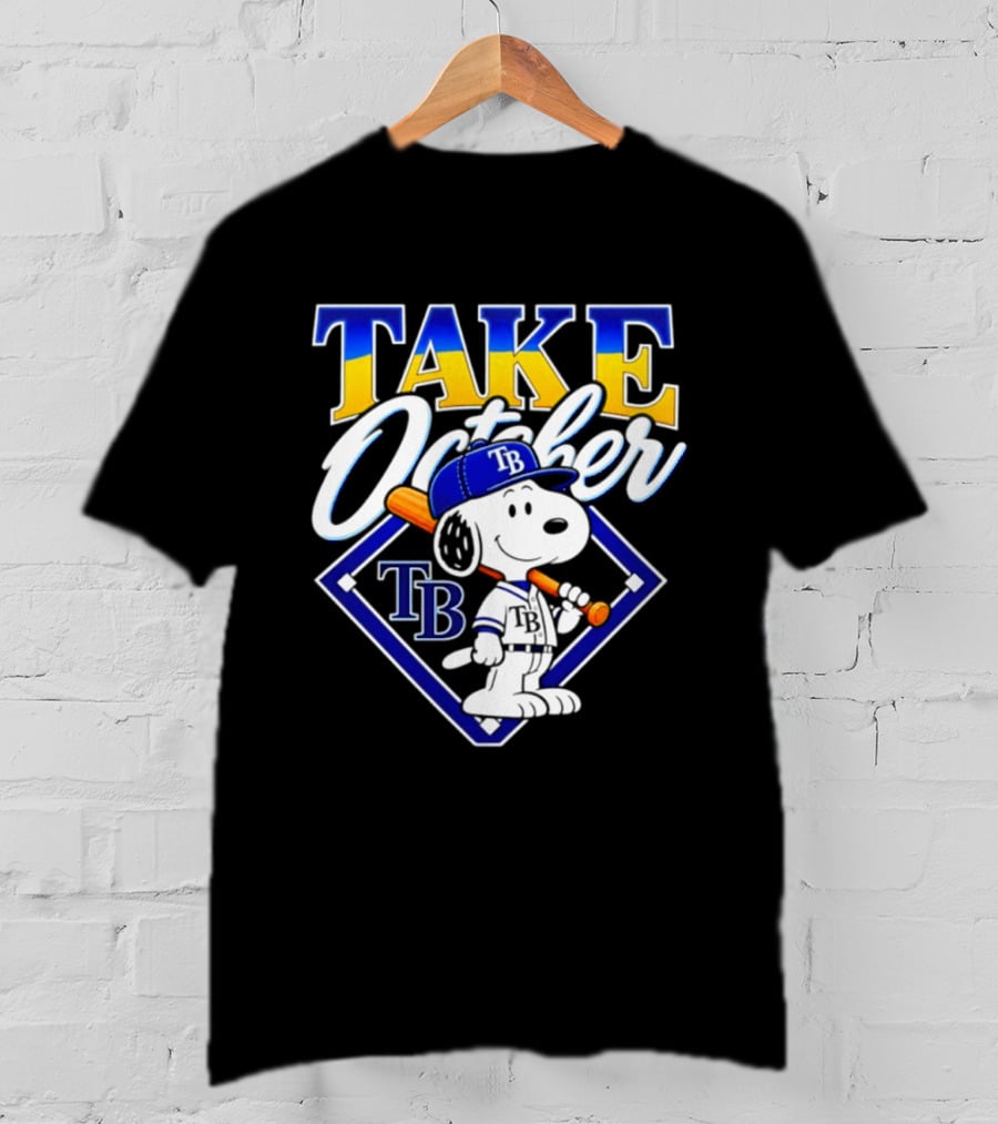 Tampa Bay Rays Take October Snoopy TB 2026 Postseason T-Shirt