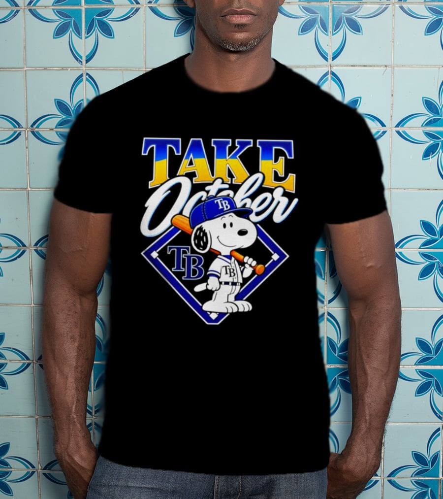 Tampa Bay Rays Take October Snoopy TB 2026 Postseason T-Shirt