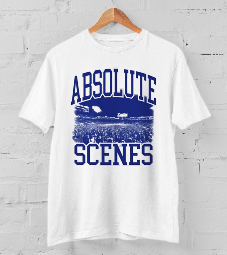 Absolute Scenes Lexington Blue Stadium Crowd Event T-Shirt