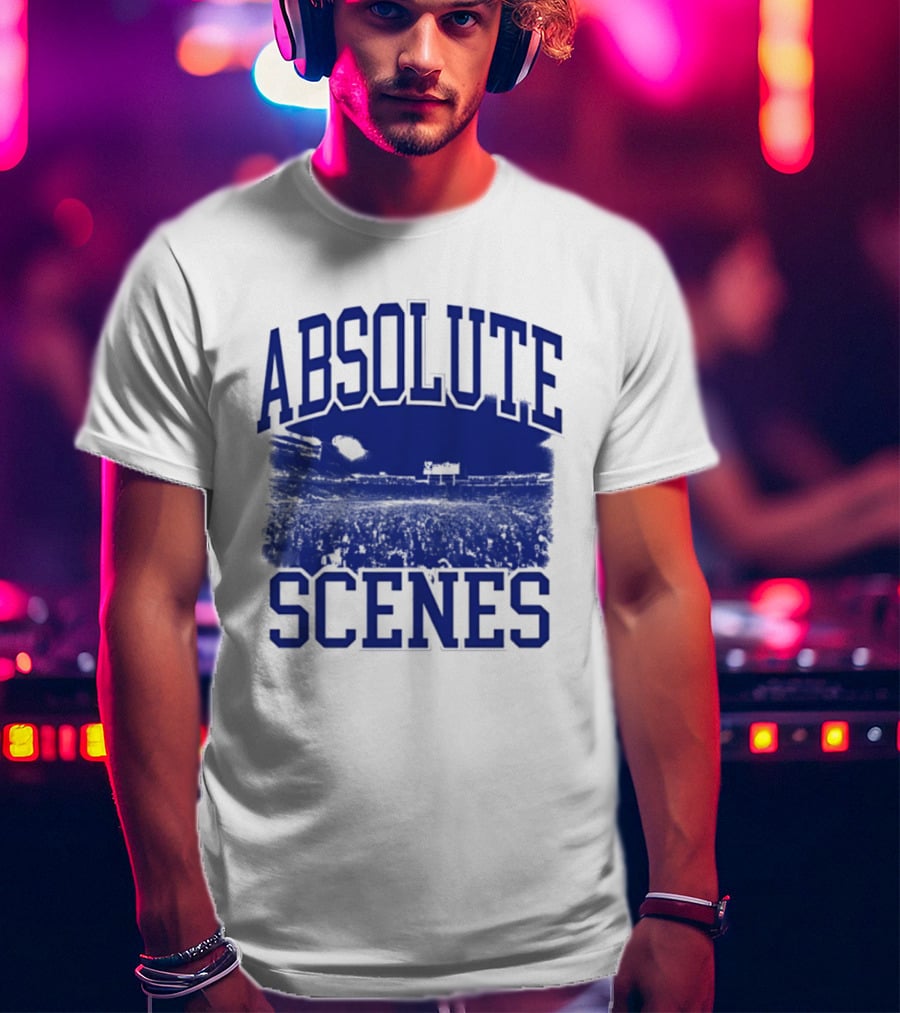 Absolute Scenes Lexington Blue Stadium Crowd Event T-Shirt