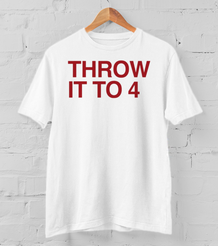 Throw It To 4 Jeremiah Smith Ohio State Buckeyes Football T-Shirt