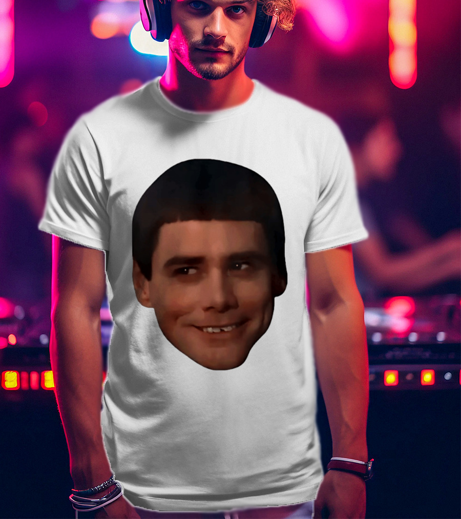 Jim Carrey Lloyd Christmas Dumb And Dumber Face Meme T-Shirt