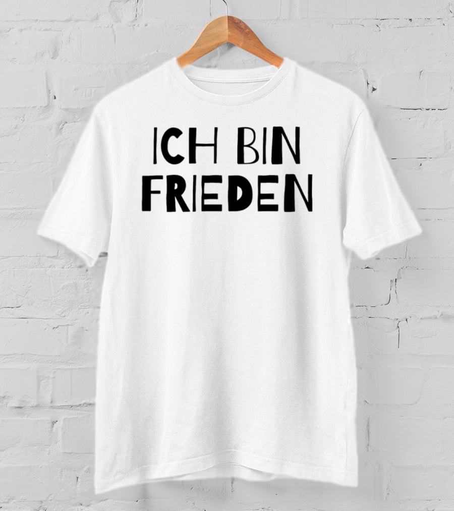 ICH BIN FRIEDEN German Peace T-Shirt