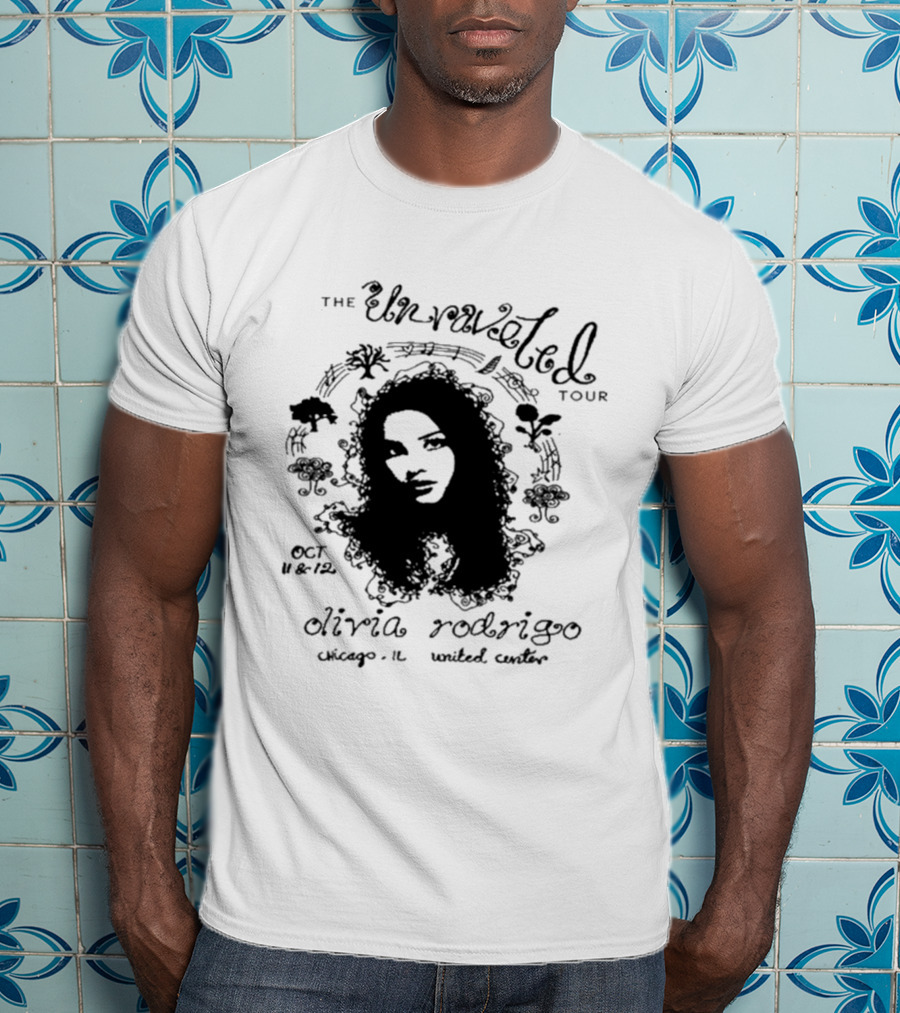 The Unraveled Tour Olivia Rodrigo Oct 12 2026 Chicago IL United Center T-Shirt