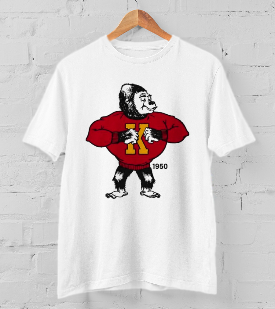 Pitt State Athletics Gorilla 1950 Vintage K Letter Sweater T-Shirt