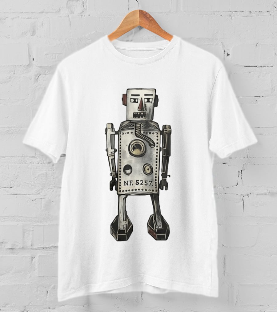 Robot Stuart N.F. 5257 Universe Adventure T-Shirt