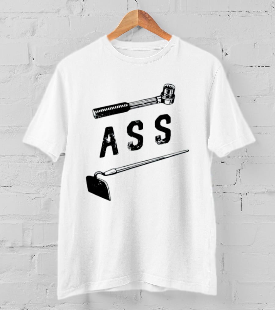 Socket Ass Hoe Tools Pun Mechanic Humor T-Shirt