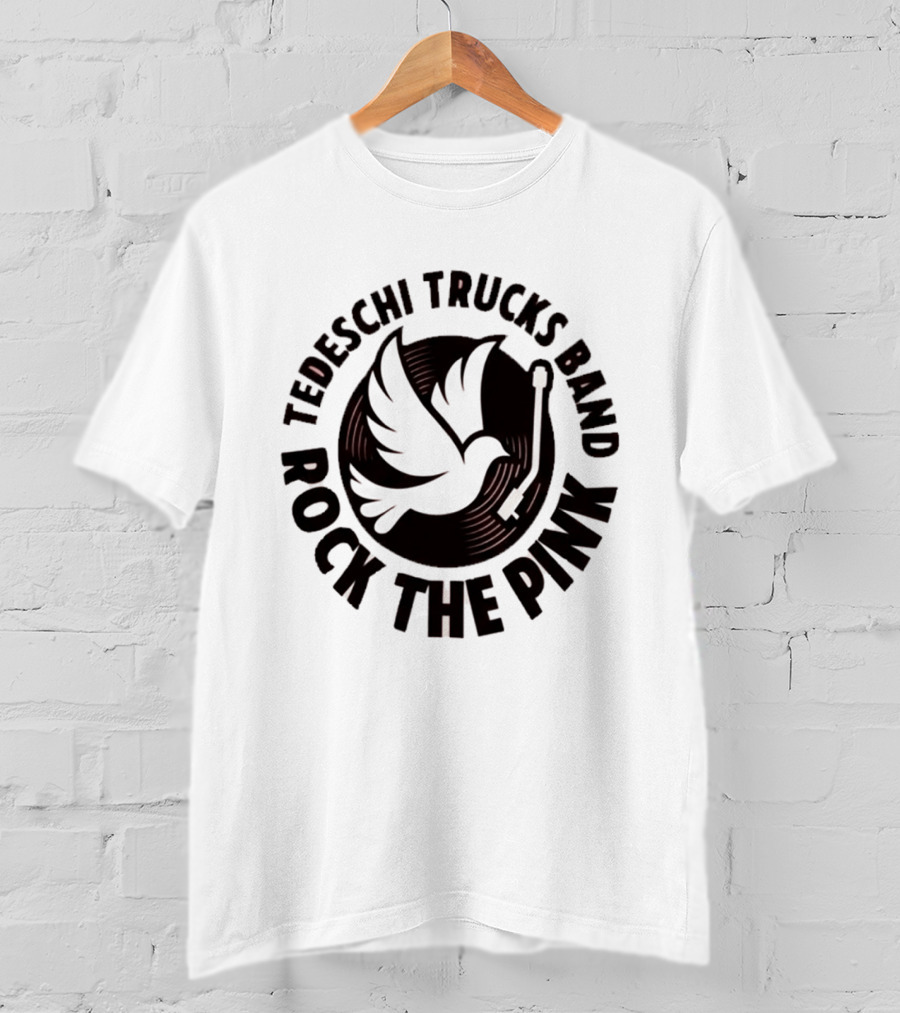 Tedeschi Trucks Band Rock The Pink 2026 Dove Vinyl Drumstick T-Shirt