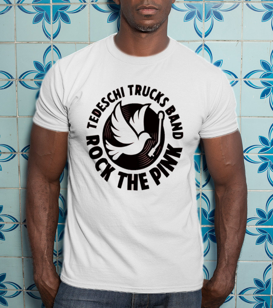 Tedeschi Trucks Band Rock The Pink 2026 Dove Vinyl Drumstick T-Shirt