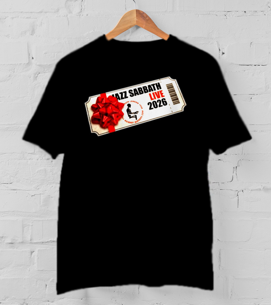 Jazz Sabbath Live 2026 Ticket With Red Bow T-Shirt