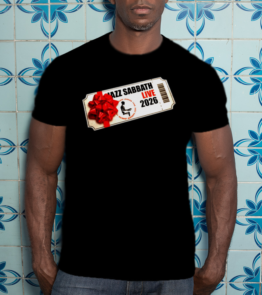Jazz Sabbath Live 2026 Ticket With Red Bow T-Shirt