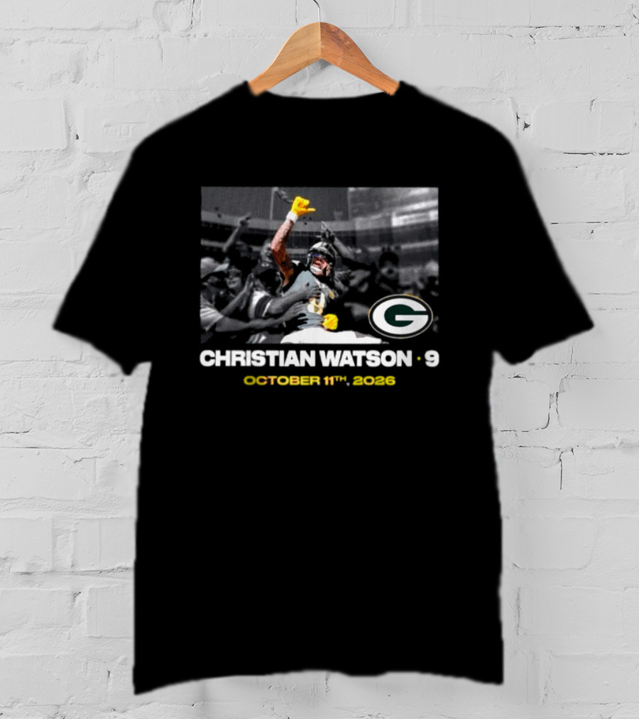 Christian Watson Green Bay Packers October 11th 2023 T-Shirt