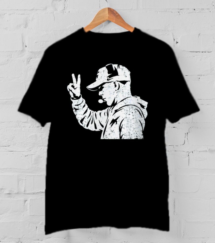 Matt Rhule Peace Gesture Nebraska Cornhuskers Coach T-Shirt