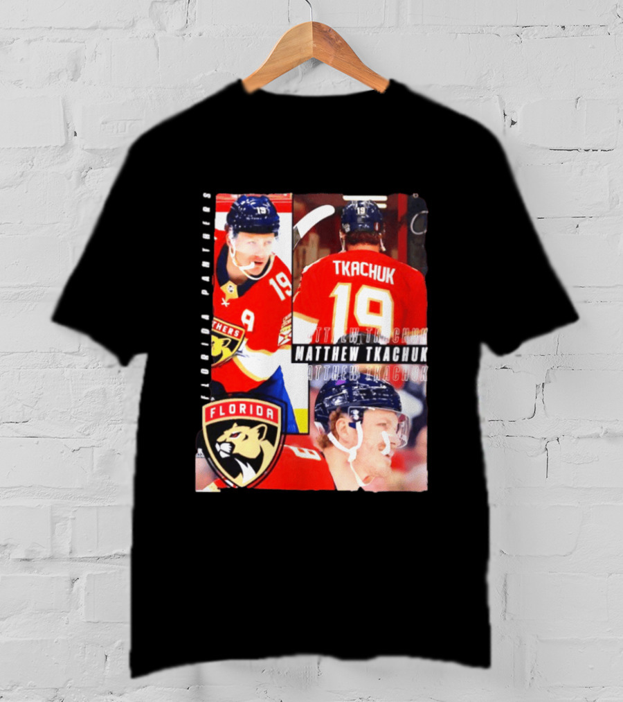 Florida Panthers Matthew Tkachuk Number 19 Hockey Spotlight T-Shirt