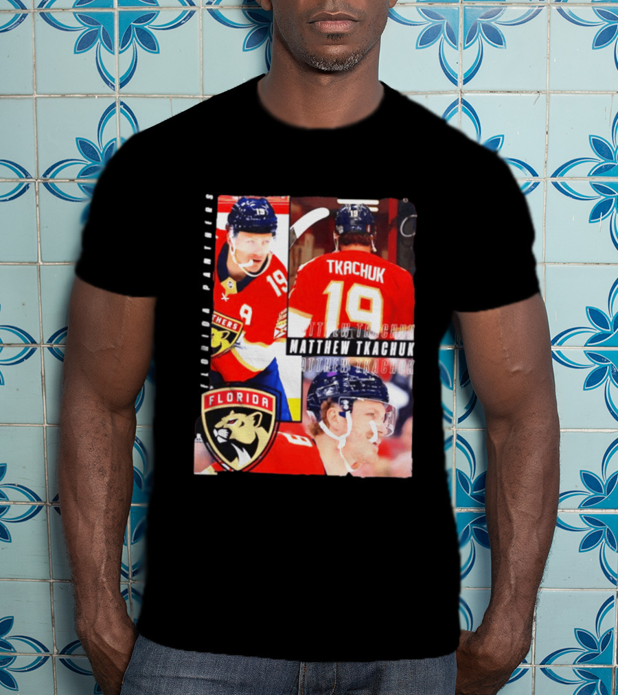 Florida Panthers Matthew Tkachuk Number 19 Hockey Spotlight T-Shirt