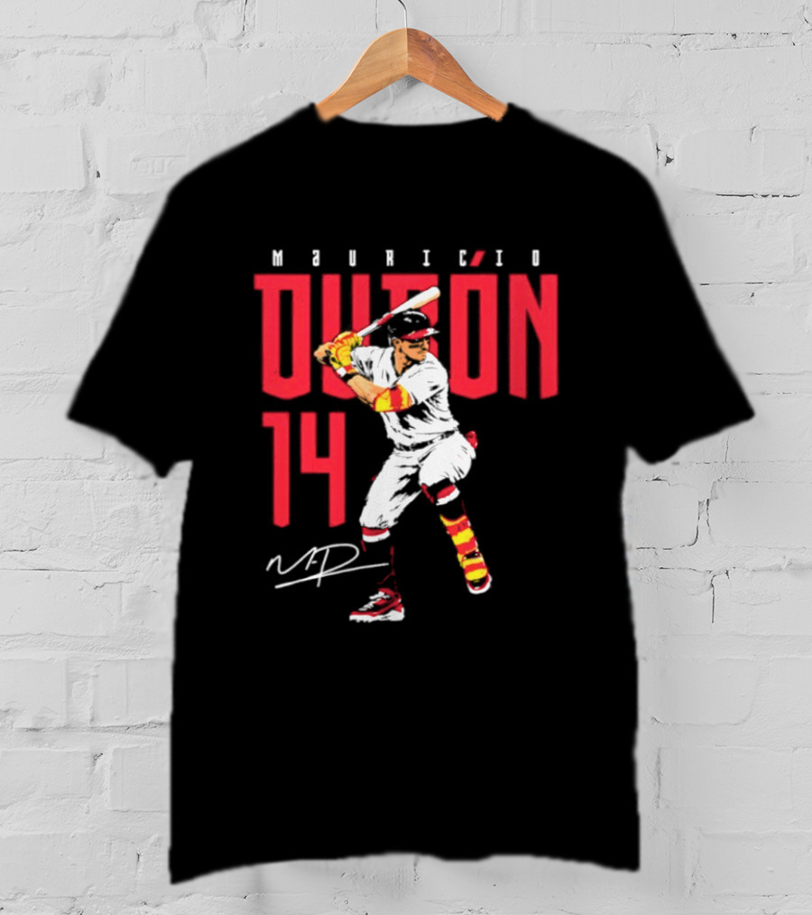 Mauricio Dubón 14 Baseball Swing MD Signature T-Shirt
