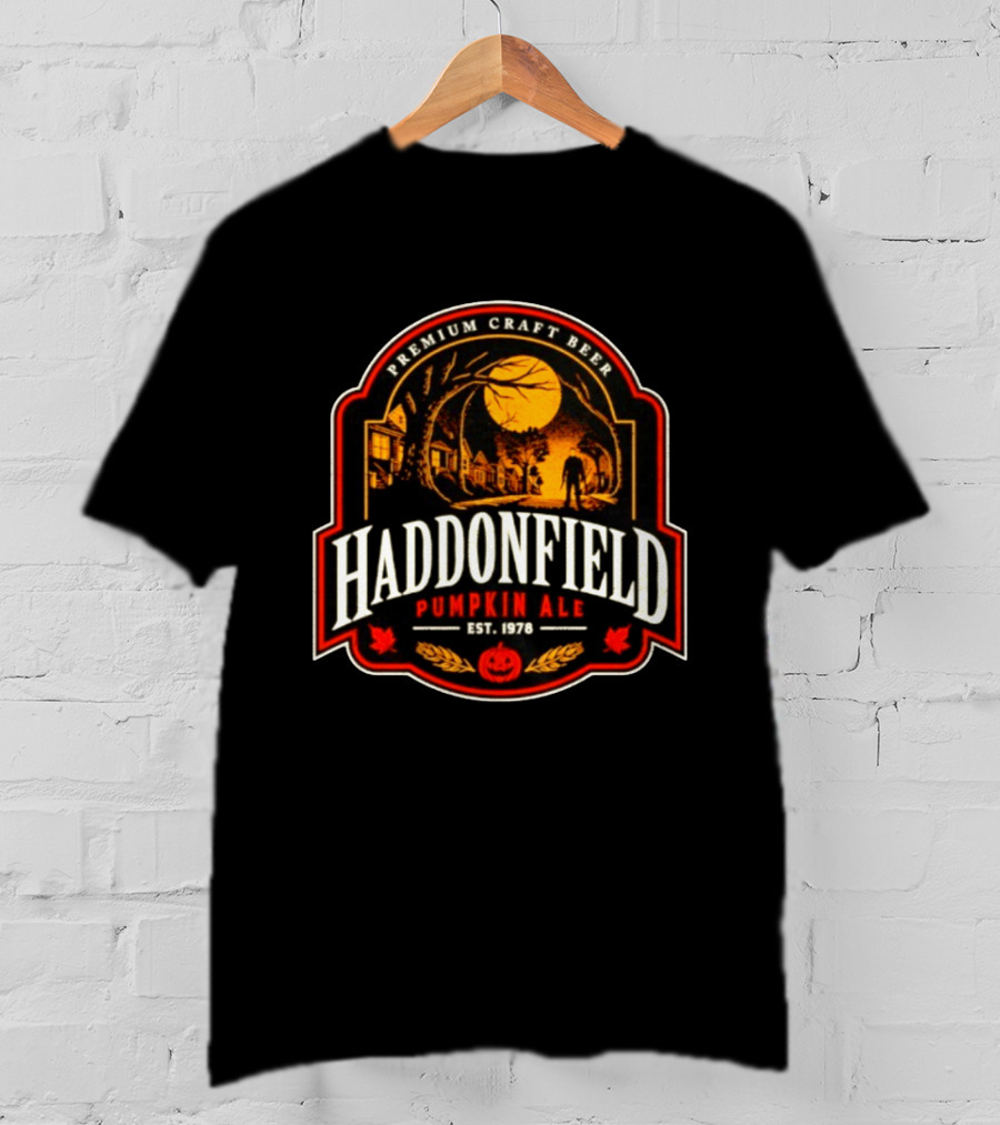 Premium Craft Beer Michael Myers Halloween Haddonfield Pumpkin Ale Est 1978 T-Shirt