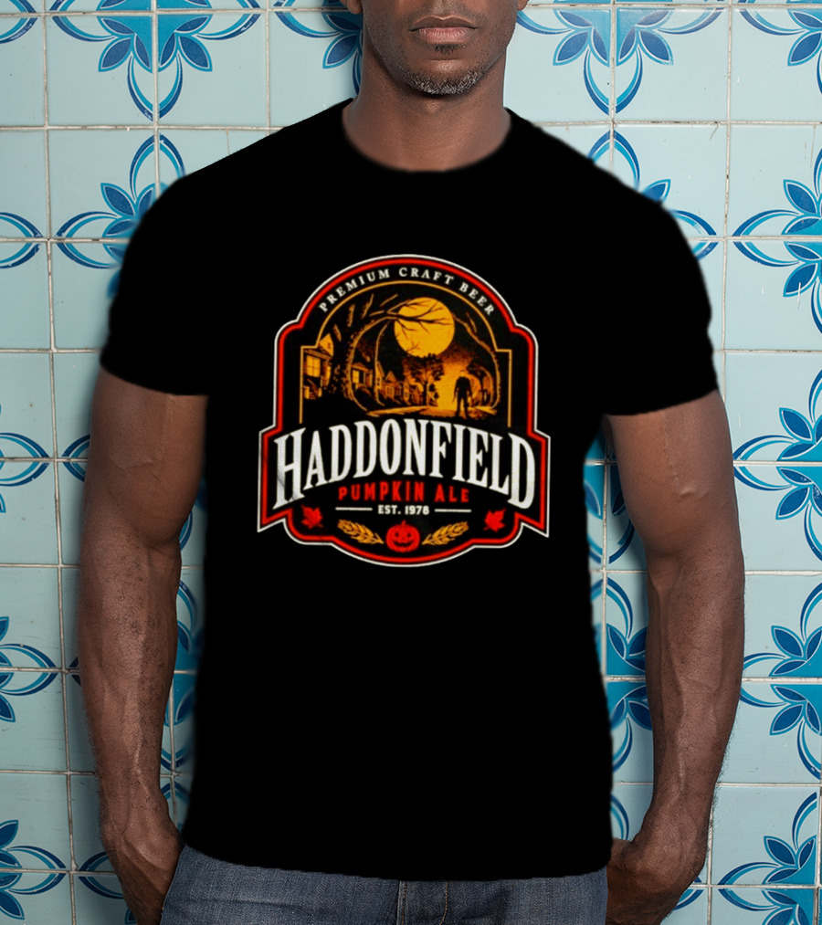 Premium Craft Beer Michael Myers Halloween Haddonfield Pumpkin Ale Est 1978 T-Shirt