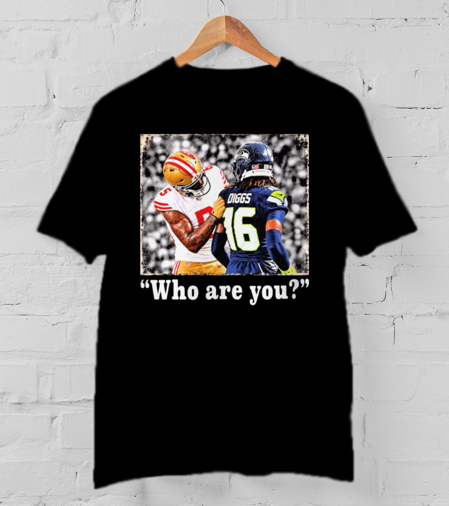 Who Are You Mike Evans Vs Seahawks Diggs NFL T-Shirt