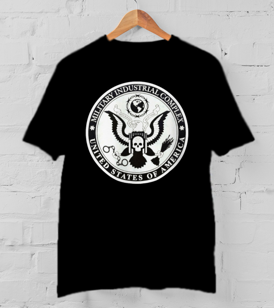 Military Industrial Complex Profit In Blood And Chains United States Of America T-Shirt