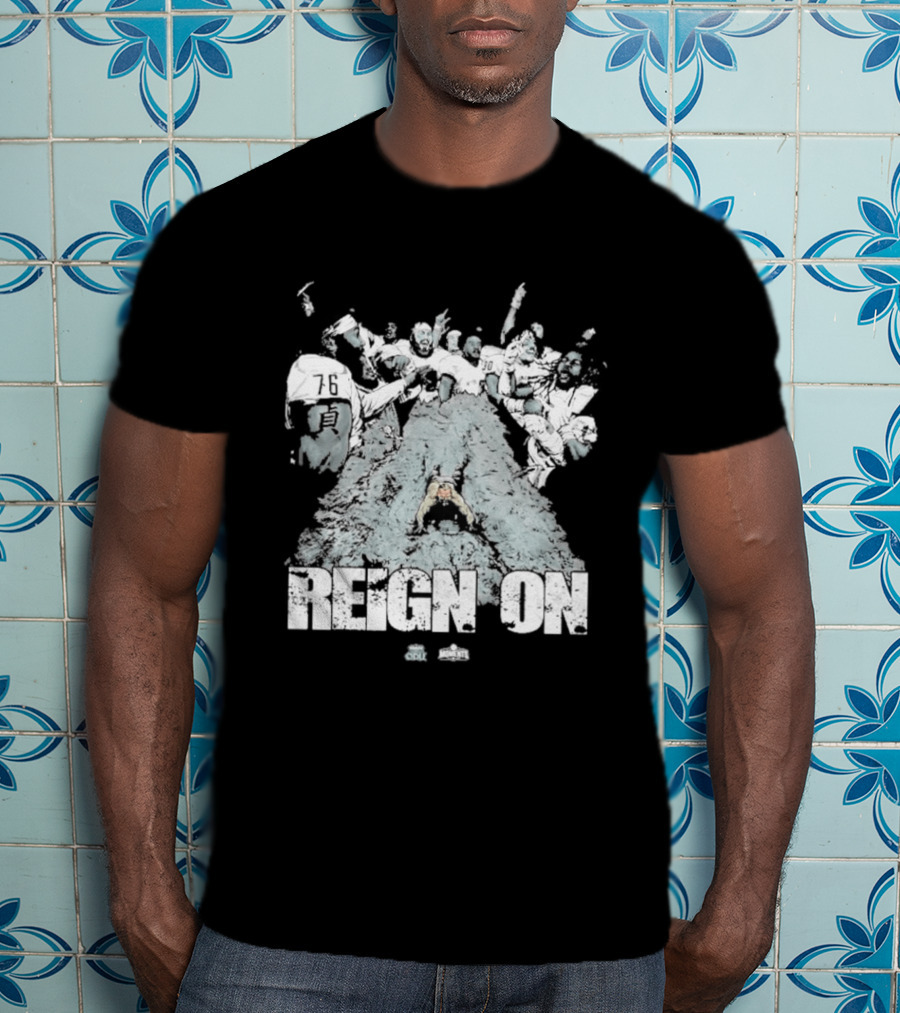 Old Dominion Football Reign On Splash Helmet 2023 T-Shirt