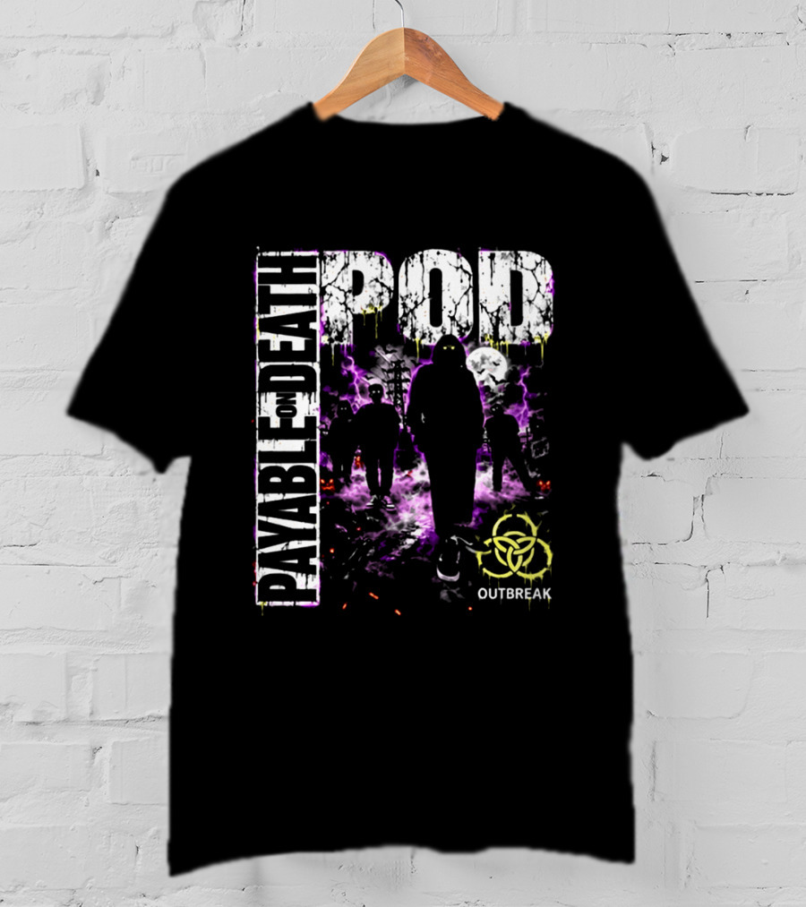 POD Payable On Death Outbreak 2026 Halloween Show Exclusive Anaheim CA Oct 31 T-Shirt