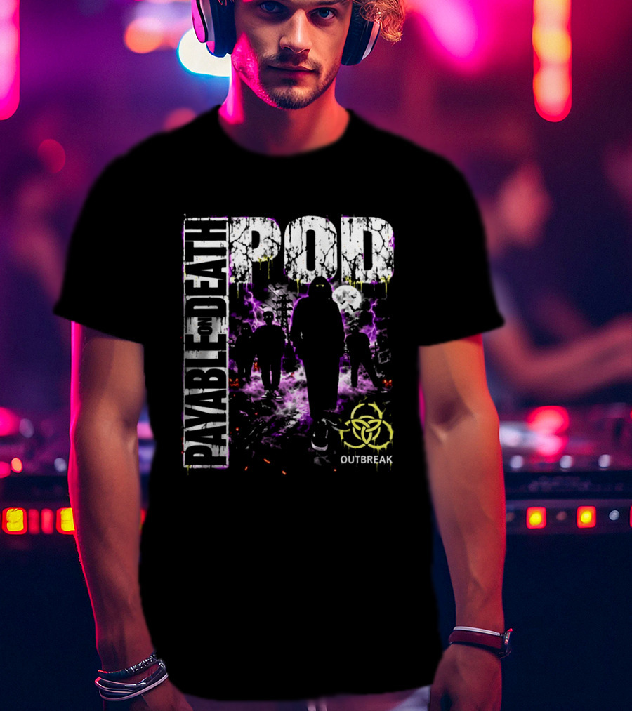 POD Payable On Death Outbreak 2026 Halloween Show Exclusive Anaheim CA Oct 31 T-Shirt