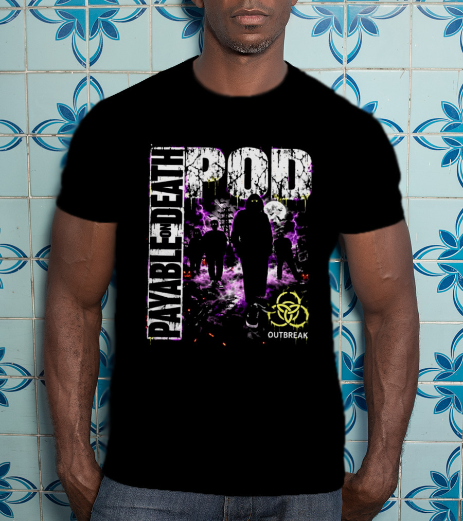 POD Payable On Death Outbreak 2026 Halloween Show Exclusive Anaheim CA Oct 31 T-Shirt