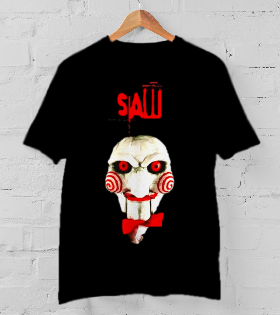 Saw Billy The Puppet Jigsaw Horror Movie Halloween T-Shirt