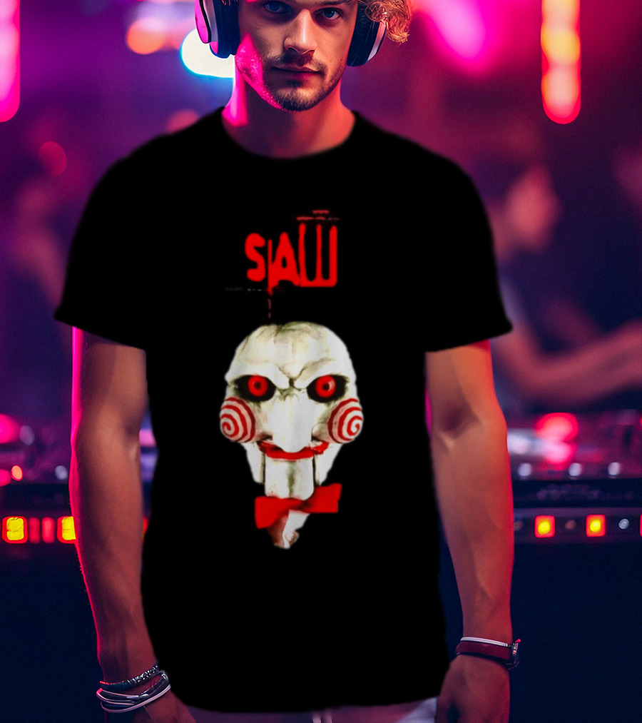 Saw Billy The Puppet Jigsaw Horror Movie Halloween T-Shirt