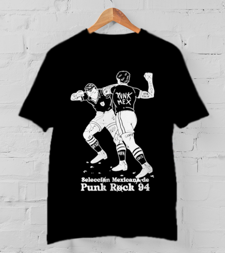 Seleccion Mexicana Punk Rock 94 Mexico Soccer Fighters T-Shirt