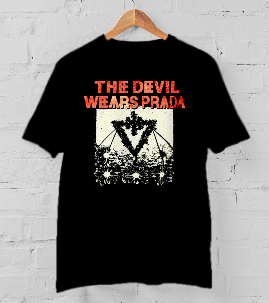 The Devil Wears Prada Flowers Tour UK And Europe 2026 Tour Dates T-Shirt
