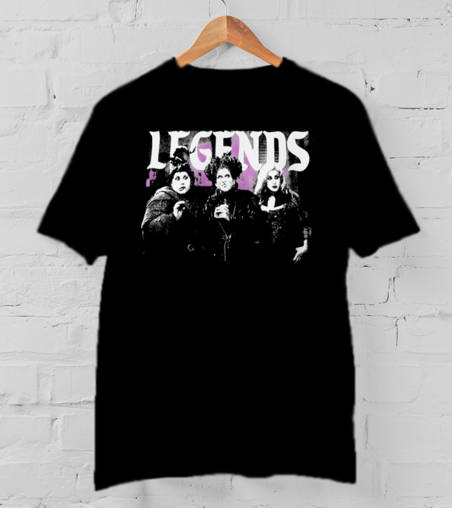 The Sanderson Sisters Spooky Legends Halloween 2026 Vintage Halloween Magic T-Shirt