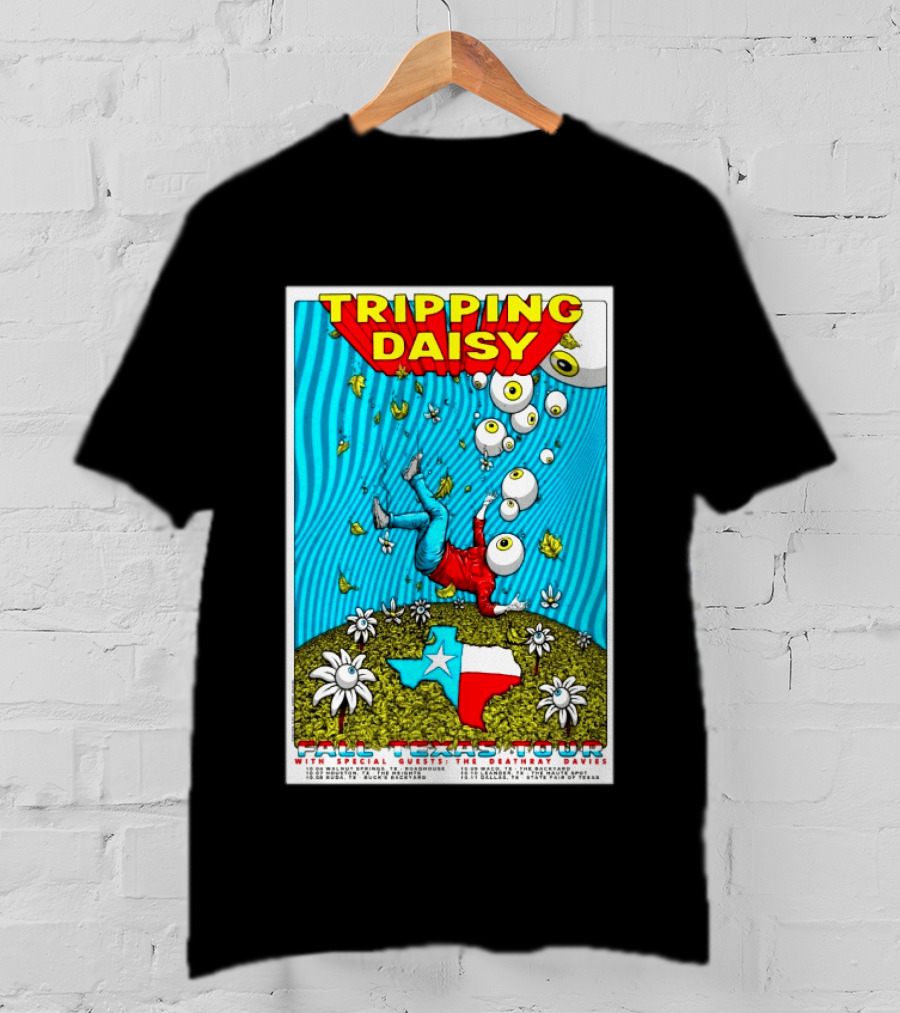 Tripping Daisy Fall Texas Tour 2026 Limited Edition With Special Guests The Deathray Davies T-Shirt