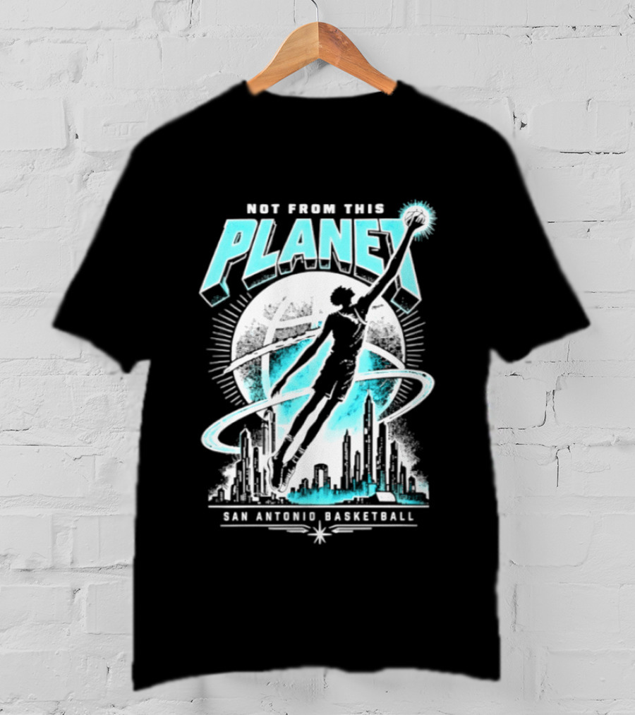 Victor Wembanyama Not From This Planet San Antonio Basketball T-Shirt