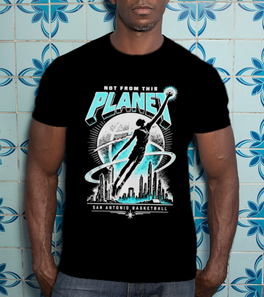 Victor Wembanyama Not From This Planet San Antonio Basketball T-Shirt