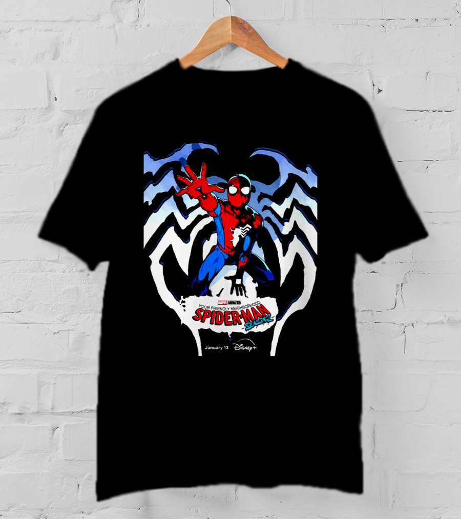 Marvel Spider Man Season 2 Disney Plus January 13 T-Shirt