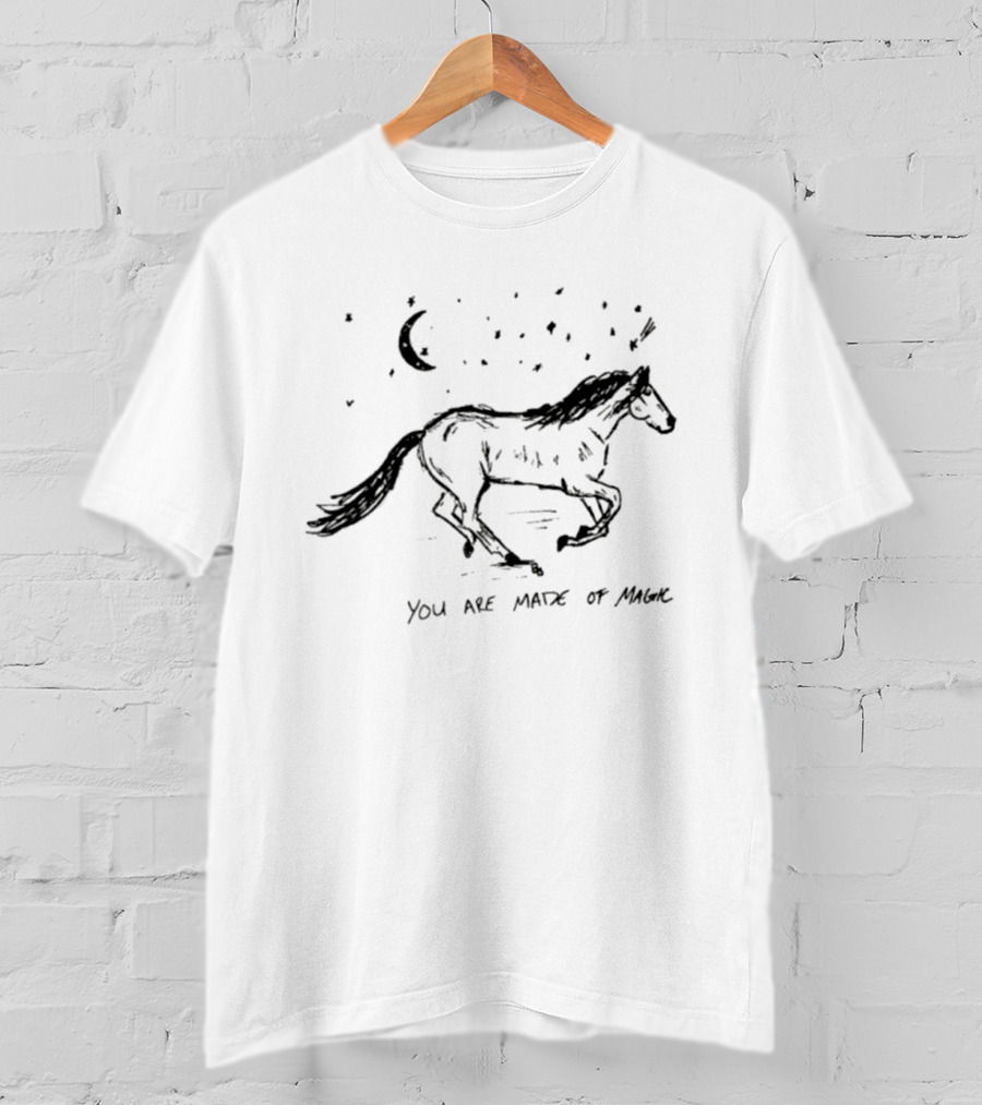 Horse You Are Made Of Magic Moon Stars And Night Sky T-Shirt