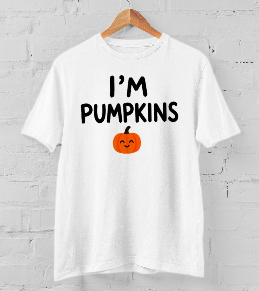 I'm Pumpkins 2026 Halloween Smiling Jack O'Lantern T-Shirt