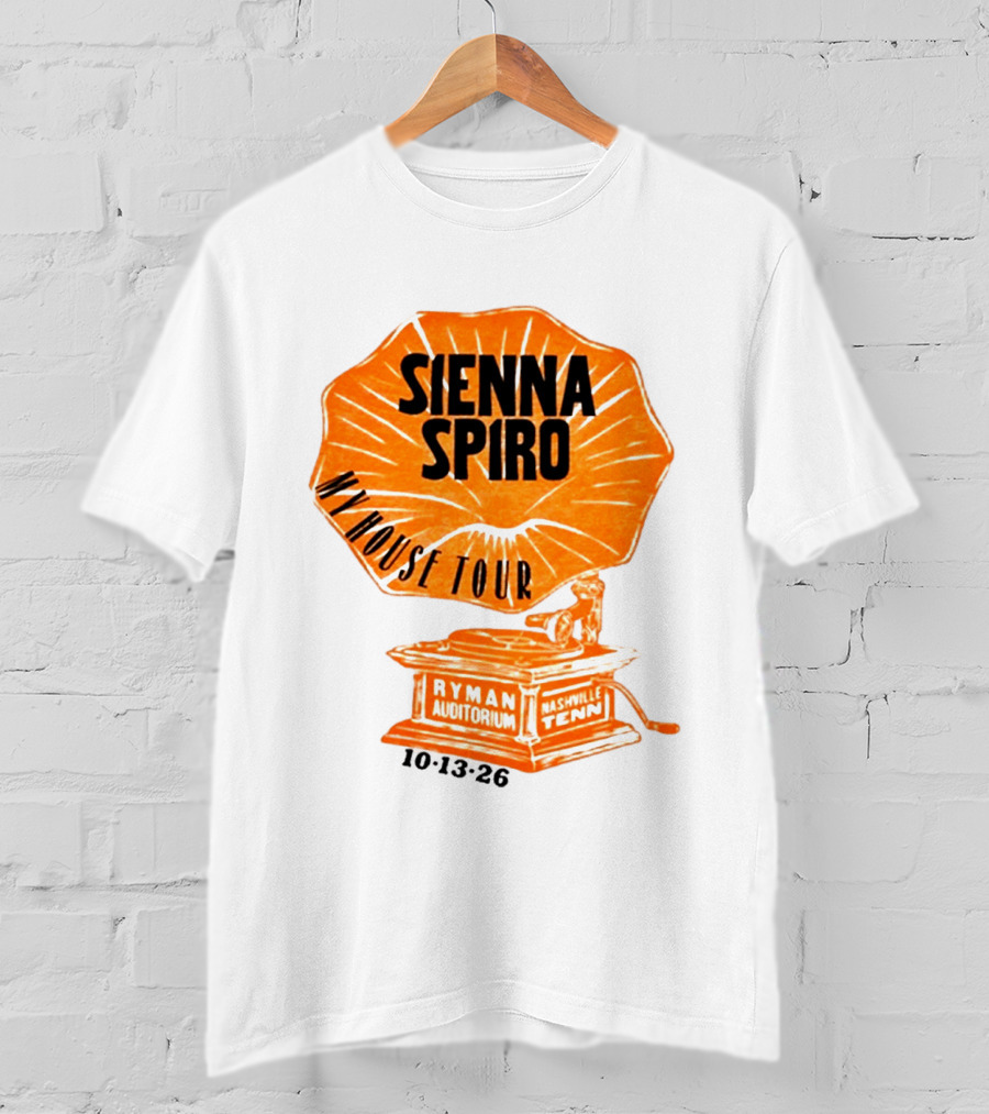 Sienna Spiro My House Tour Ryman Auditorium Nashville Tenn 101326 T-Shirt