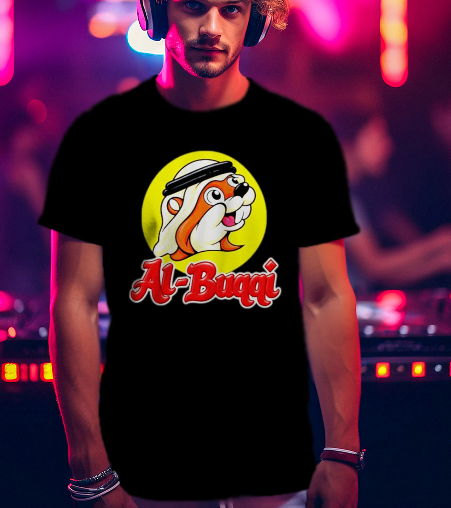 Al Buqqi Beaver Bucees Kufi Cartoon T-Shirt