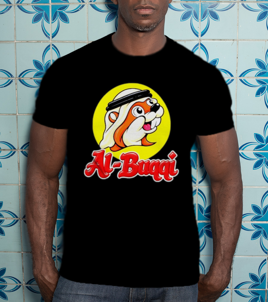 Al Buqqi Beaver Bucees Kufi Cartoon T-Shirt