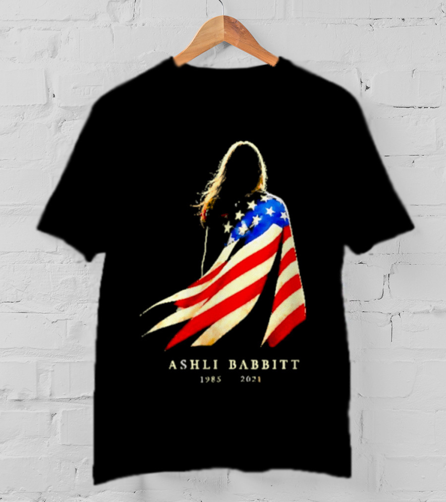 America Ashli Babbitt Memorial 1985 2021 Flag T-Shirt