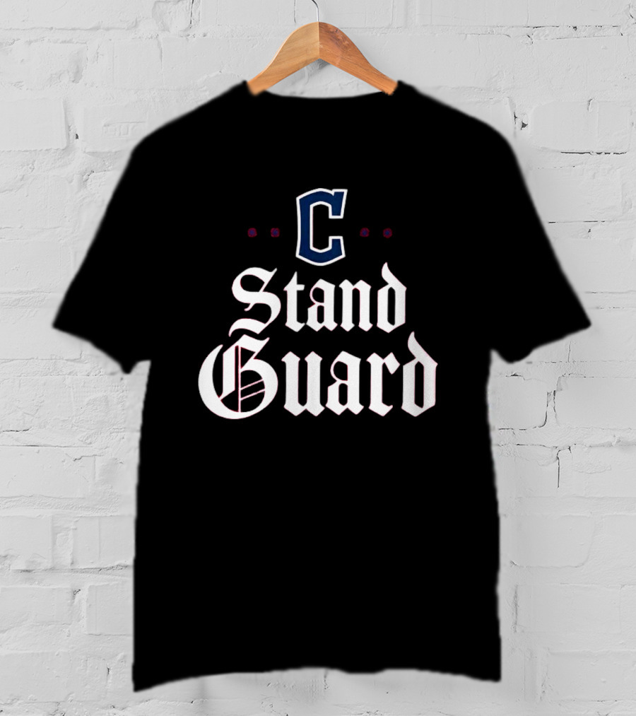 Cleveland Guardians C Stand Guard T-Shirt