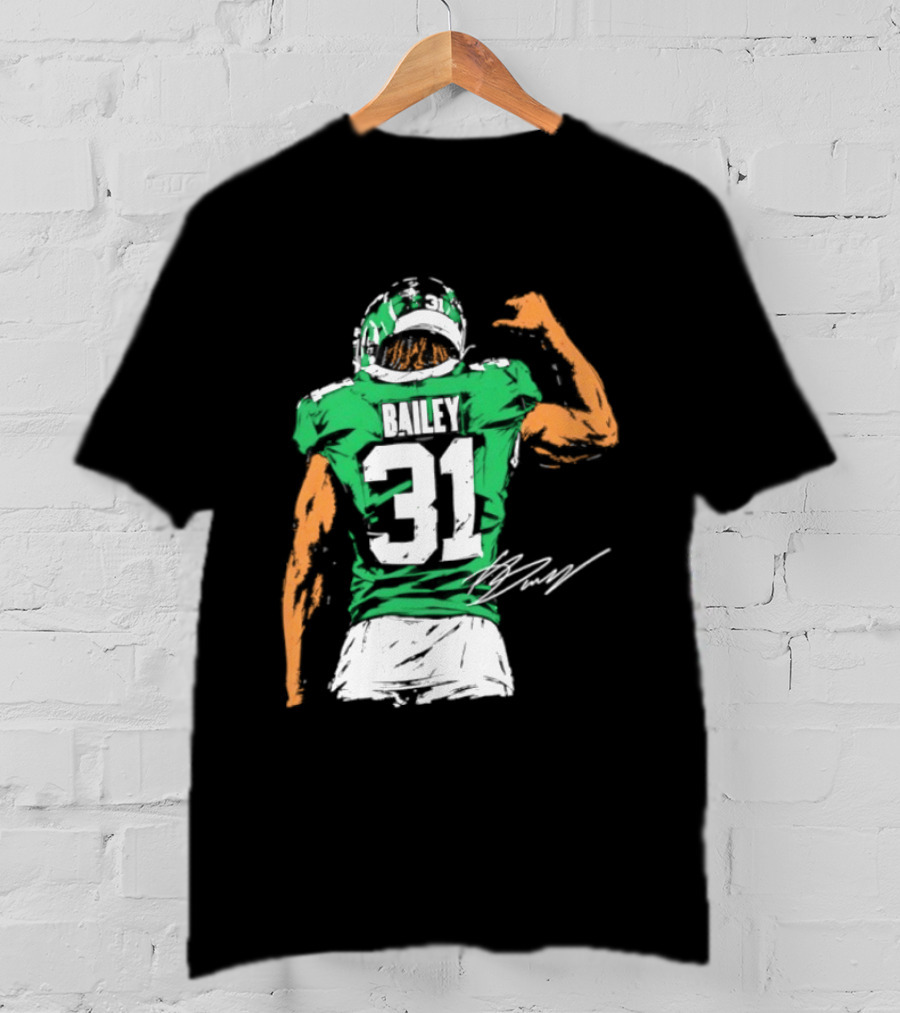 David Bailey Number 31 New York Jets NFL Football Jersey T-Shirt