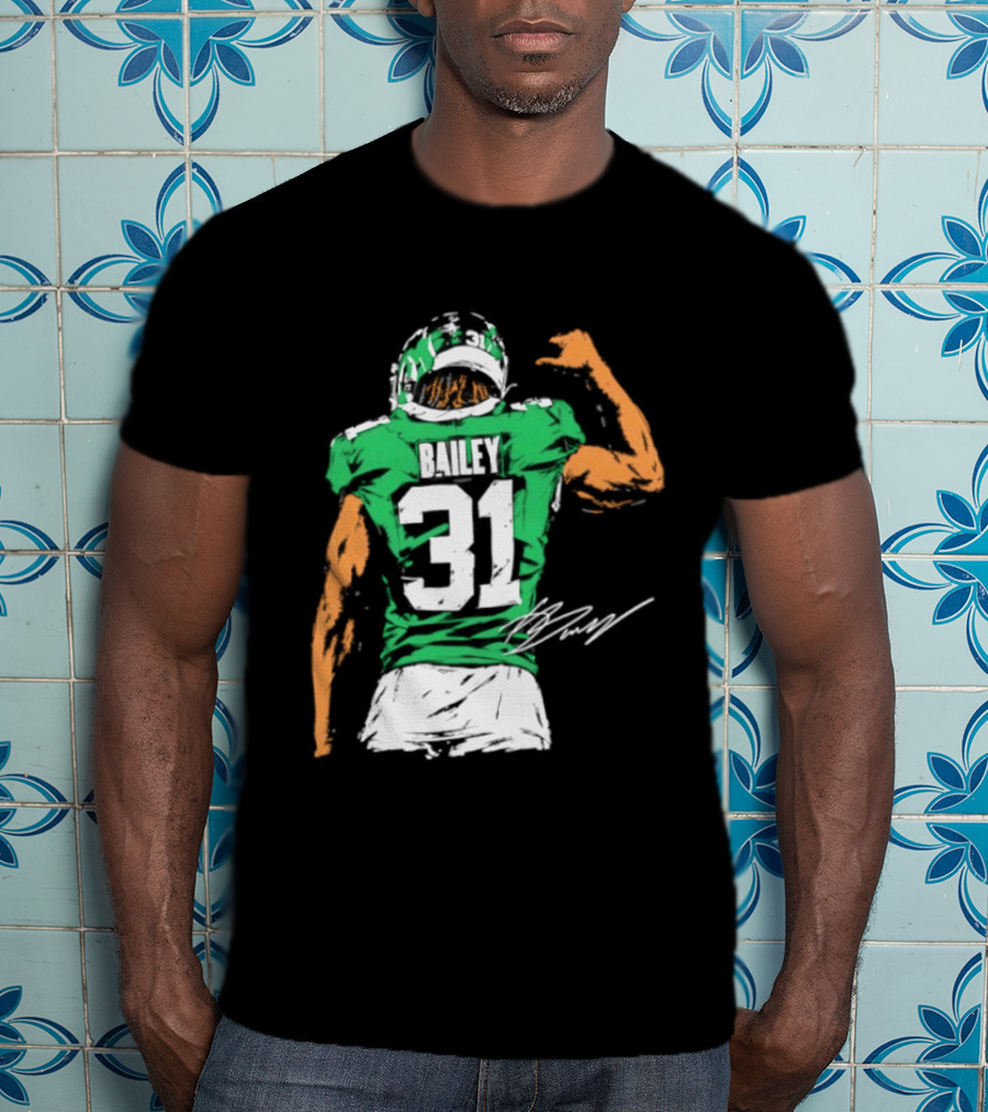 David Bailey Number 31 New York Jets NFL Football Jersey T-Shirt